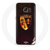Maniacase Hoesje Samsung Galaxy S7 rcl lens oranje zwarte achtergrond