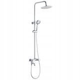 Nortes Colonne de douche avec robinet et bec pivotant - Chrome