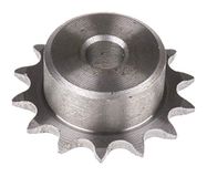 RS PRO Kettingwiel met 14 tanden, voor 05B-1 ketting, staal, boring Ø 8 mm, doordeeldiameter 42,8 mm, 35 mm