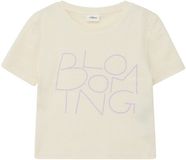 s.Oliver Meisjes T-shirt Creme Katoen Maat 146/152