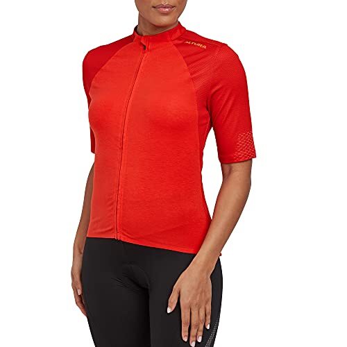 Altura Unisex's Endurance Womens korte mouw JERSEY-RED-12 2021 kleding, ROOD, 12