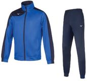Mizuno Trainingspak Team Kobe Knitted Zwart/Zwaar Blauw Heren Maat M