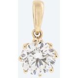 LG 585 Gelbgold Diamantanhänger
