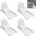 Iwobi Kinderbeveiliging voor Kastsloten, 4-pack, Wit