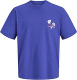 JACK&JONES Jongens T-shirt JORHYERES BACK CRAYON TEE SS CN JNR Blauw Katoen Maat 164
