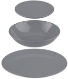 Secret de Gourmet Serviesset Keramisch Grijs (18 Onderdelen)