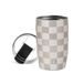 Simple Modern Reiskoffiemok met klapdeksel, geïsoleerde roestvrijstalen ijskoffie, cadeaus voor dames en heren, Voyager Collectie, 350 ml, Checkmate