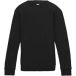 Just Hoods AWDis Sweat enfant Jet Black taille 3/4 (XS)
