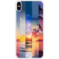 Aloha Bedrukt siliconen hoesje compatibel met iPhone XS Max