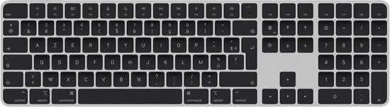 Apple magic keyboard met touch id en numeriek toetsenblok azerty fr zwart