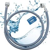 Universeel Toevoerslang wasmachine vaatwasser - 1,5 m - 3/4 inch - Zwart