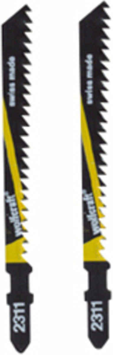 Wolfcraft Decoupeerzaagblad Grof - HCS - 100 mm - 2 Stuks