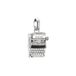 Thomas Sabo CC1315-691-11 Charm Hanger Zilver Zirkonia Zwart Transparant