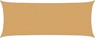 vidaXL Zonnezeil 160 g/m² rechthoekig 2x4,5 m HDPE zandkleurig