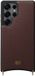 AVY Leren Hoesje geschikt voor Samsung Galaxy S25 Ultra | Compatibel met MagSafe | Leather Case | Back Cover | Haakjes voor koord | Chocolate