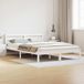 Maison Exclusive - Lit, blanc, 215,5 x 165,5 x 69,5 cm, bois de pin massif