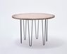 OEM Pieds de table, en fil métallique, hauteur 71 cm, transparent, lot de 4