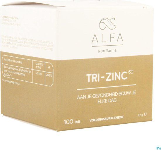 Alfa Tri-Zinc 20mg Tabletten 100 stuks