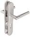 TESA elektronisch deurbeslag Code Handle met numeriek toetsenbord voor binnendeuren, langschild met sleutelgat 72 mm, links, mat chroom