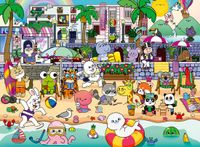 Ravensburger Kinderpuzzle 150 XXL Teile - Spaß an der Strandpromenade