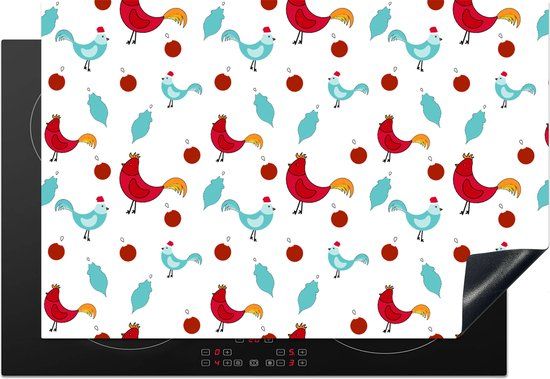 KitchenYeah® Inductie beschermer 77x51 cm - Kip - Inductiebeschermer