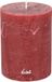 LUZ Rasteli Your Senses Stomp Kaars Rood D 10 cm H 13 cm