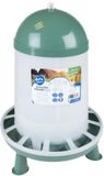 Duvoplus Dinner Time Voederbak met Pootjes ECO voor Pluimvee 8kg-10L Transparant/Groen