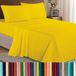 Elegant Comfort Luxe zachte 1500 draadtelling Egyptische 4-delige premium hotelkwaliteit rimpelbestendig gezelligste beddengoed set, rondom elastisch hoeslaken, diepe zak, twin/twin XL, geel