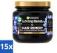 Garnier Loving Blends Masque Charbon Magnétique - Longueurs Sèches - 340 ml - Pack Économique - 15 pièces