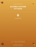 Large Print Autumn & Nature Patterns for Seniors: 70 Bold & Easy Coloring Designs — Leaves, Pumpkins, Owls & More, Single-Sided Pages, 8.5x11
