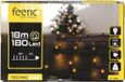 Feeric lights & Christmas Feeric lights Kerstverlichting lichtsnoer - 180 led lampjes - warm wit - 18 meter - groen snoer