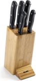 Ibili Messenset Classic 6-delig RVS met Bamboe Houder