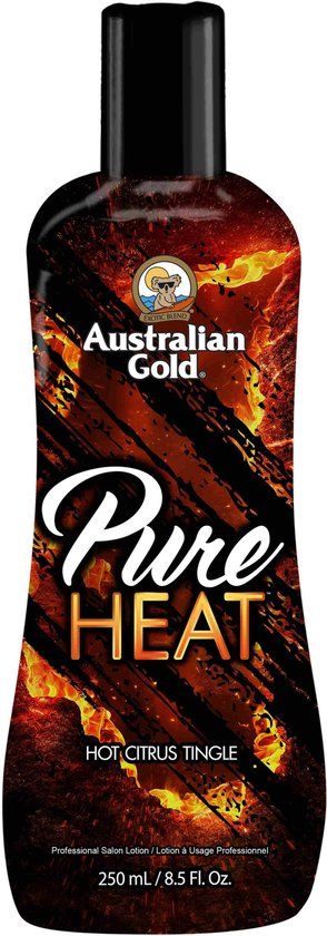 Australian Gold Pure Heat Hot Citrus Tingle - 250 ml - Zonnebankcrème
