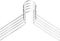 Rayher hobby materialen Rayher Hobby Kerstbalhaakjes - 150x stuks - zilver - ophanghaakjes - kerstboomhaakjes