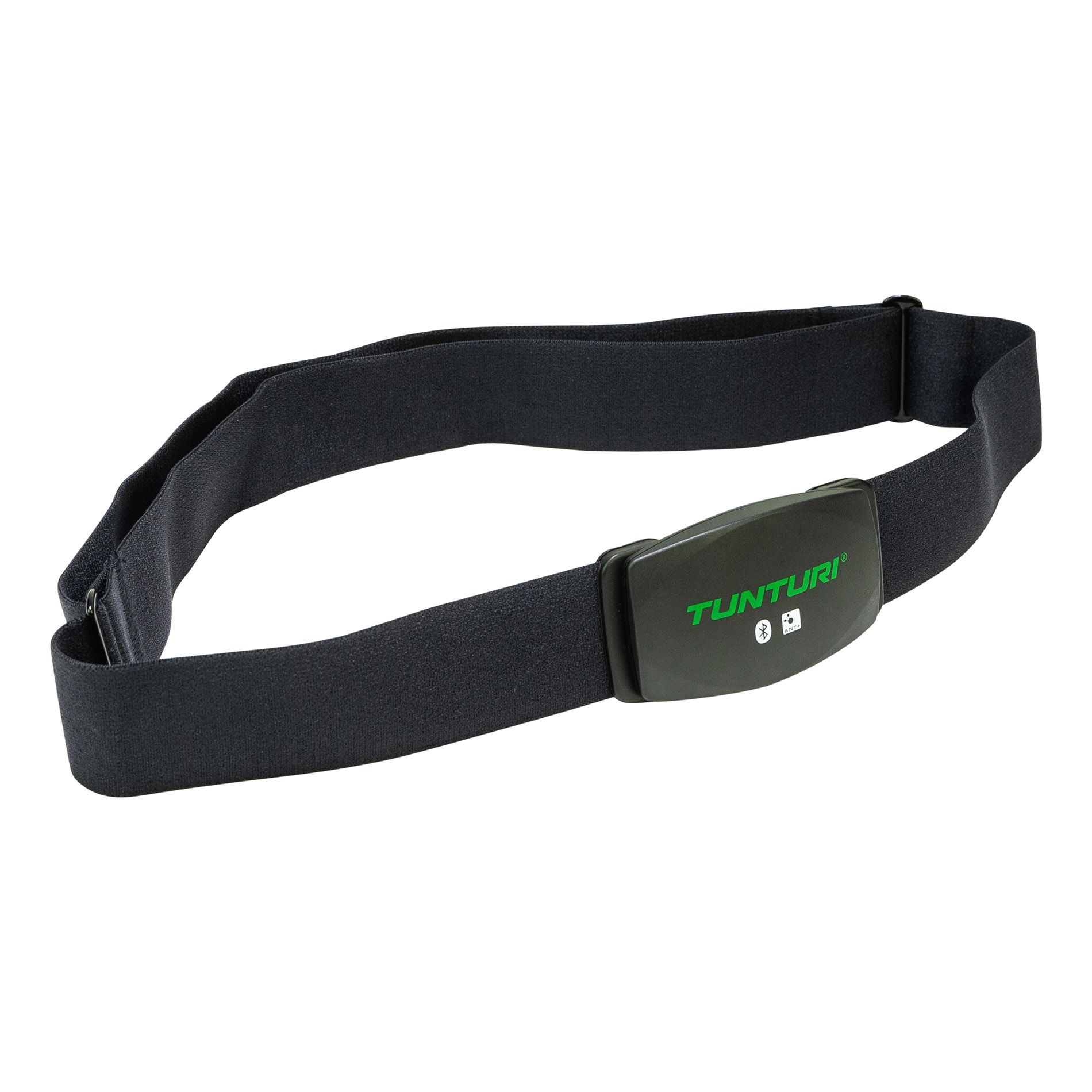 Tunturi Digitale Bluetooth Hartslagmeter Borstband - Zwart/Groen