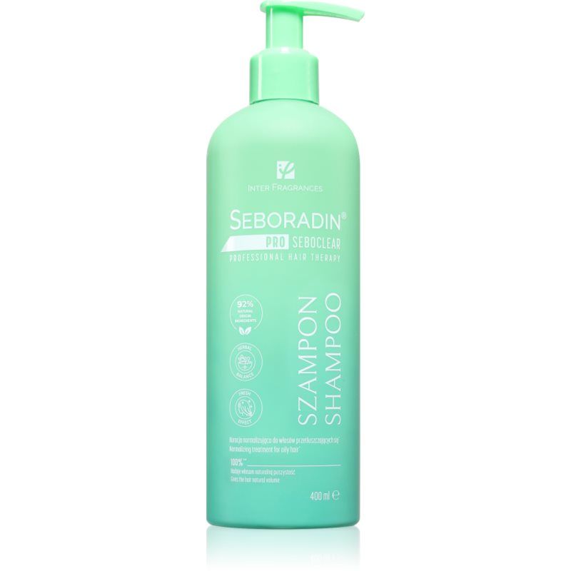 Seboradin Pro Seboclear Shampoo voor Vet Haar - Zuiverend en Hydraterend - 400 ml