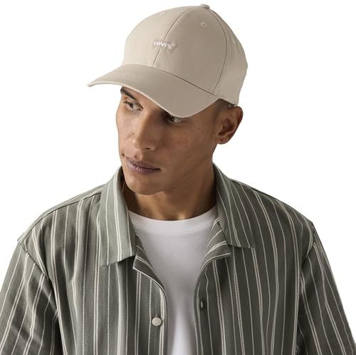 Levi's Damen HOUSEMARK Flexfit Cap Hoofddeksels, Witte Peper, OS