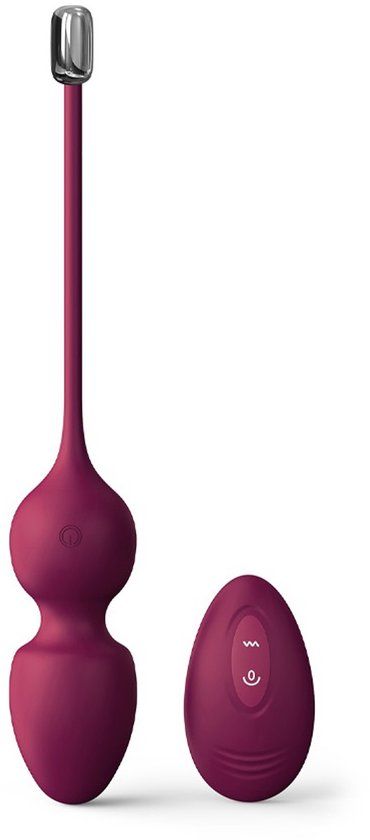 Dorcel Love Balls Vibrerende Kegel Balls Met Afstandsbediening - Plum