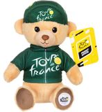 GIPSY TOYS Official Tour de France plush toy - Bear wearing a green sprinter's jersey and cap - 15 cm