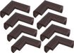 AMIG Hoekbeschermers - 12 stuks - Bruin - Rubber