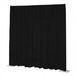 Wentex P&D Rideau Napoli Velours (USA) noir - 11′ × 6′ ≈ 3,35 m × 1,83 m (L × H) - plissé