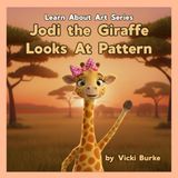 Jodi the Giraffe Looks At Pattern