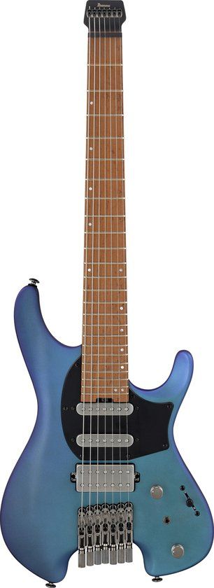 Ibanez Q547-BMM Quest 7-String Electric Guitar - Blue Chameleon Metallic Matte