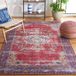 Safavieh Tucson Collection tapijt, roest- en marineblauw, 122 x 122 cm