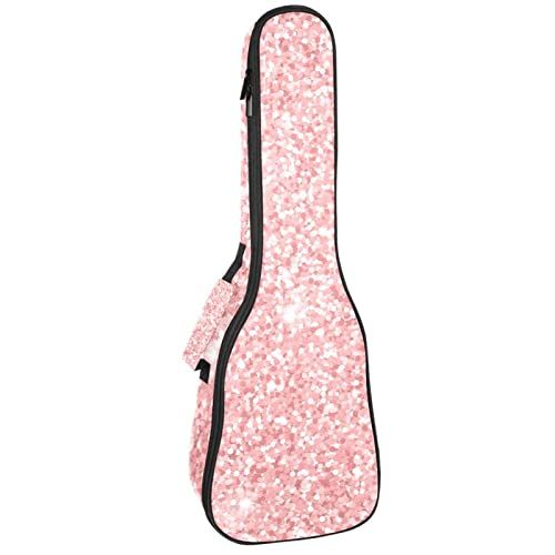 Mersov Concert Ukelele Rugzak, Heavy Duty Ukulele Case Bag met Opslag, Sopraan Concert Tenor Ukelele 10MM Gewatteerde BagBlack SchapenRode Schaal