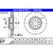 ATE Lot De 2 Disques De Frein 24.0126-0192.1 Fiat 52017292 52017293 52067393