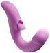 Good Vibes Only Thrusting Tong Vibrator Rose