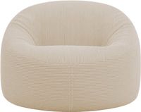 Bananair - Zitzak afneembare hoes - Dik ribfluweel - Zitzak volwassenen - Beige - 100 cm