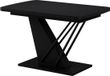 Vicco Eettafel Fenaro, Zwart, 120-160 x 80 cm uitschuifbaar