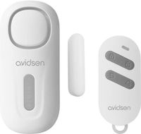 Avidsen Alarme de porte/fenêtre Blanc Set Avec télécommande 120 dB 100022